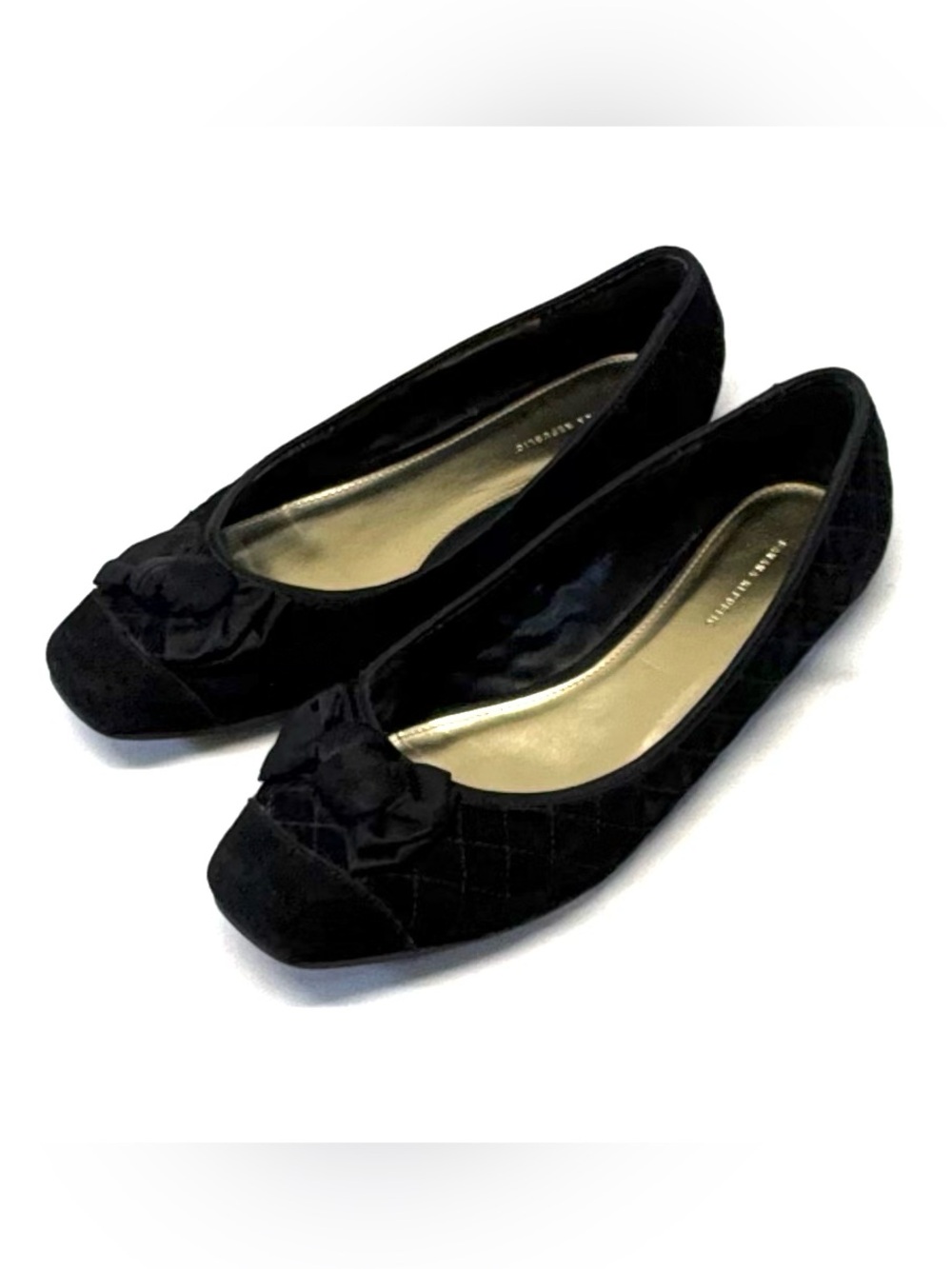 Banana Republic Black Alana Bow Ballet Flats - Size 10